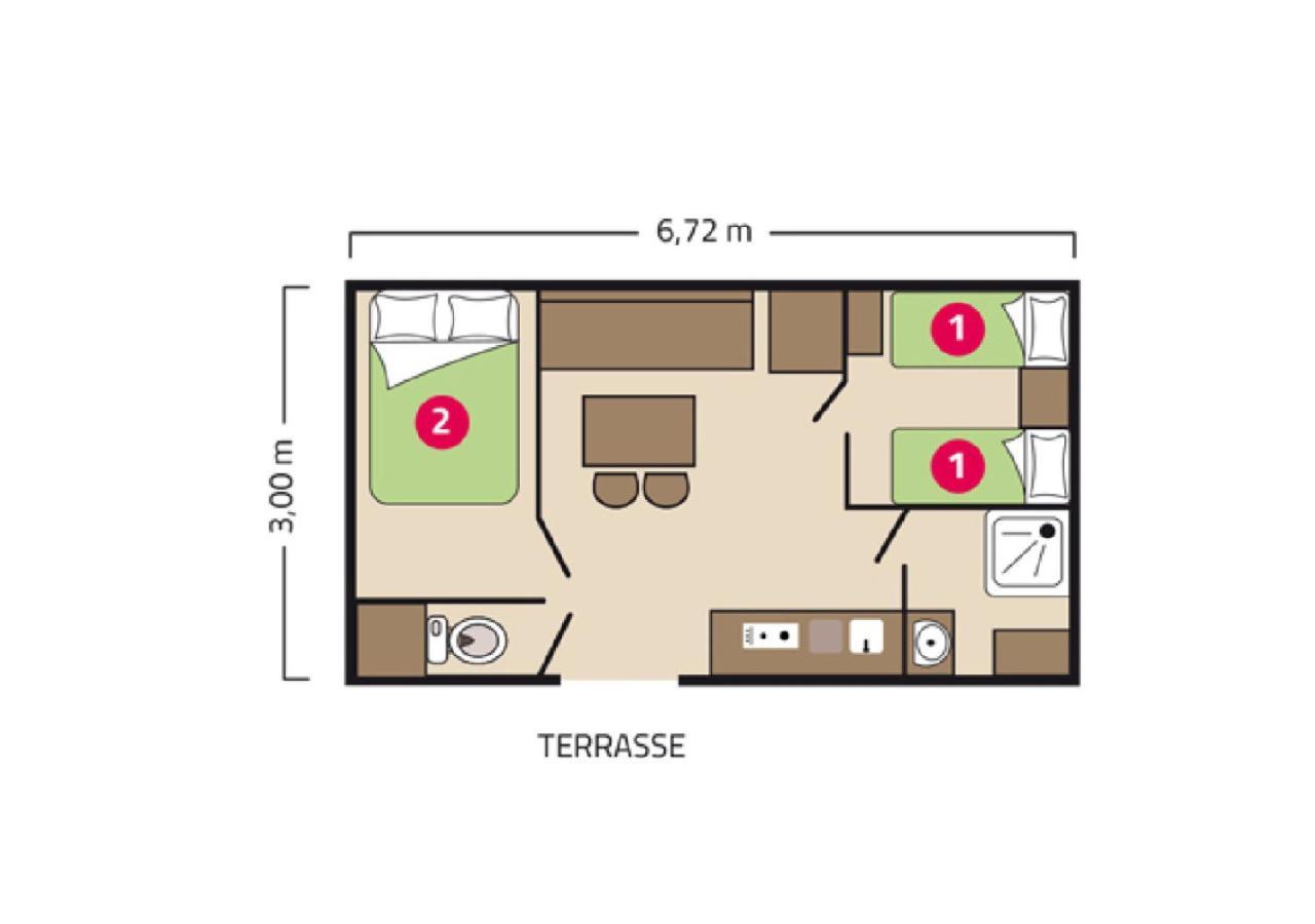 Camping Signol Boyardville Zimmer foto